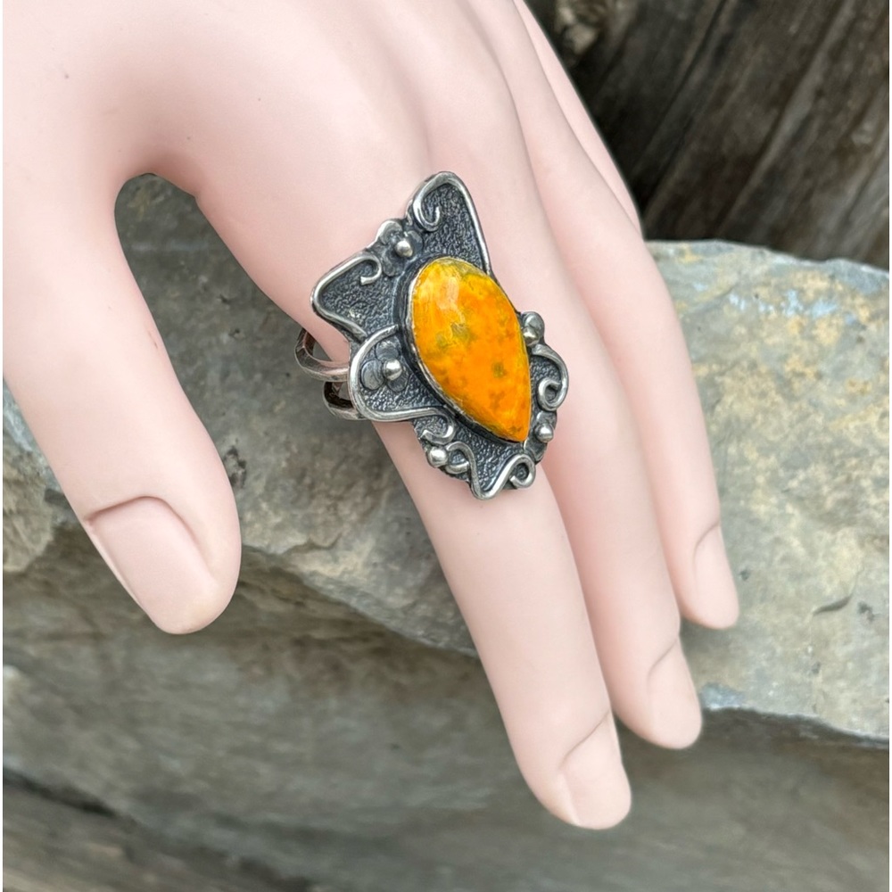 Bumblebee Jasper Ring - image 2